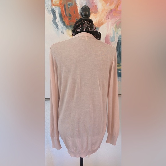 Balenciaga  neutrals dusty Pink / Dusty Rose / cardigan. Cashmere - Picture 2 of 16